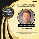 Dr. Michael Jurczak appointed to Assistant Dean for Medical Student Research